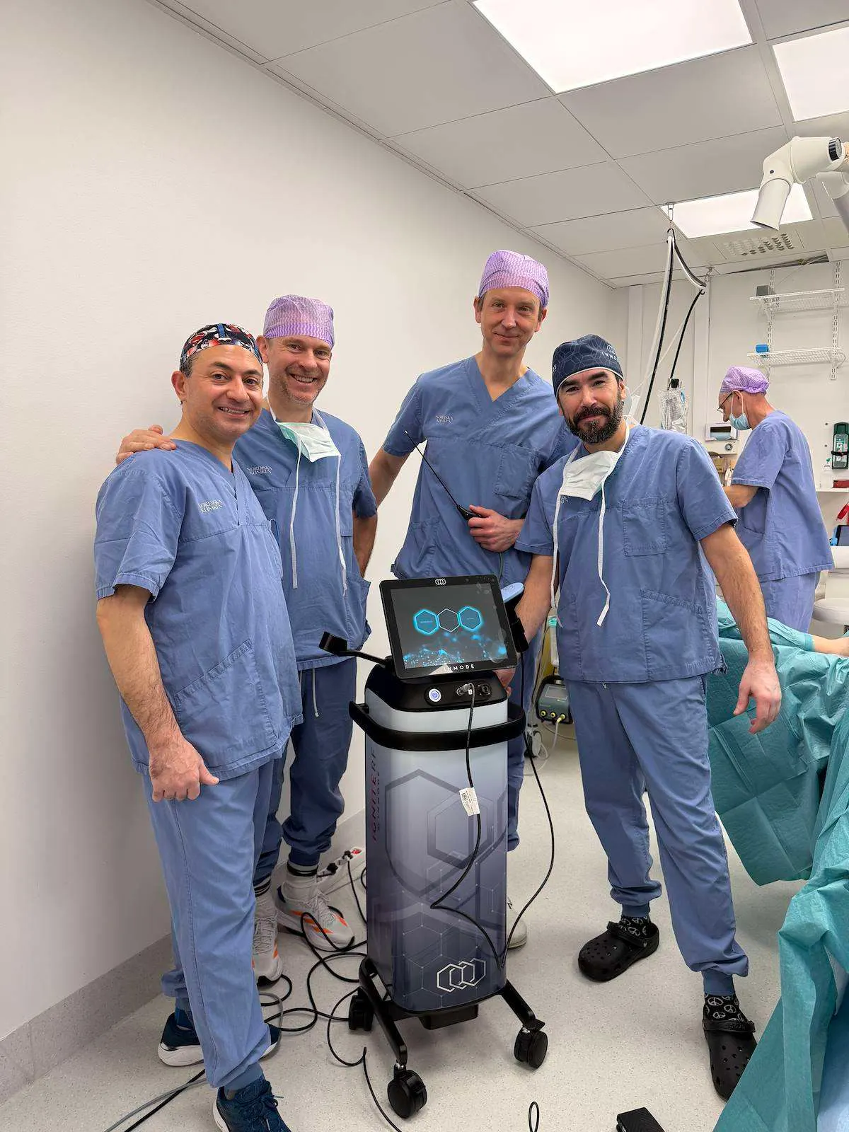 Kliniska utbildare på operation med IgniteRF